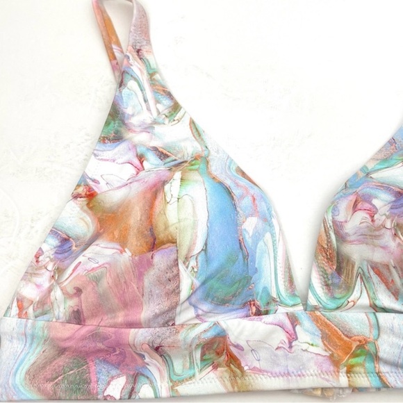 Johnny Was Calme Marble bikini set with swim top - Picture 2 of 16